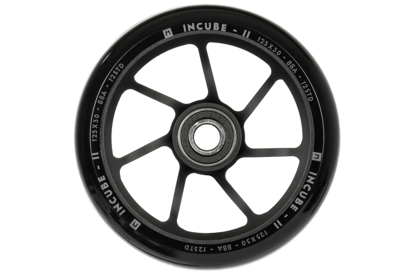 Ethic dtc roue incube v2 12std noir 125mm trottinette freestyle