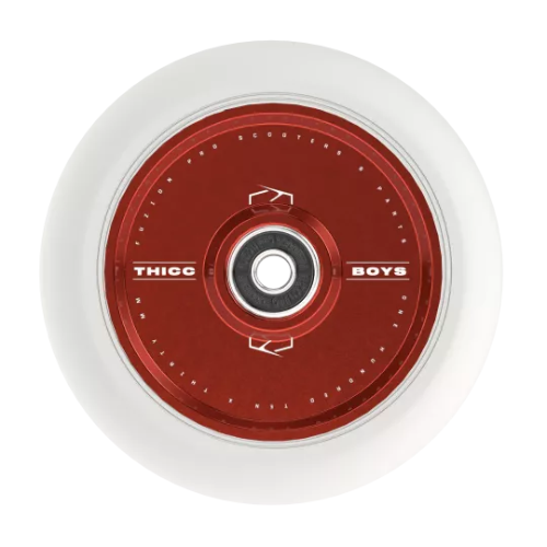 Fuzion roue 110mm Thiccboys Rouge et Blanc x2 trottinette freestyle