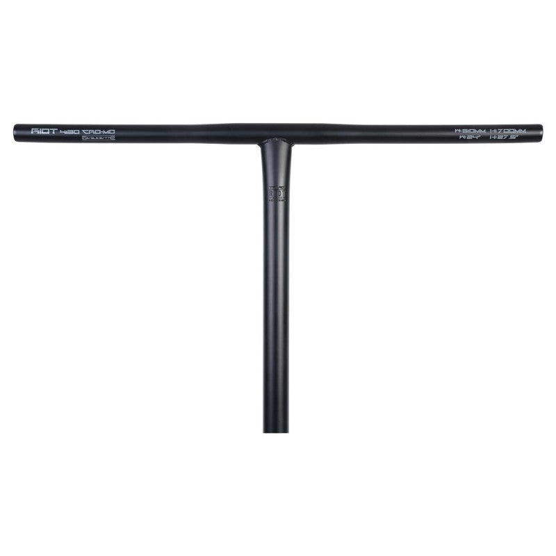 Triad Guidon Bar Riot Cromoly Noir Trottinette Freestyle